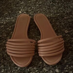 Loft Nude Strappy Sandals